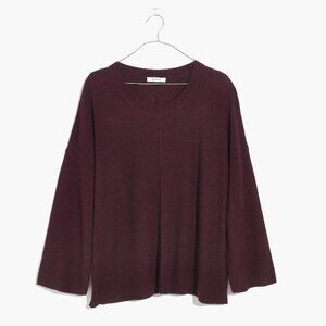 Madewell Northroad Pullover Sweater (XS) - Maroon